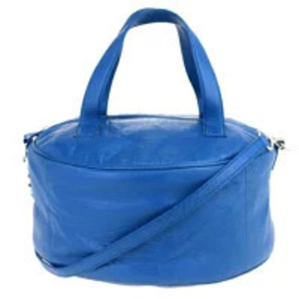 Balenciaga Air Hobo Handbag shoulder bag blue leather